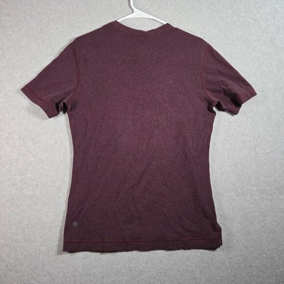 Lululemon Shirt Mens Metal Vent Tech Running Active Performance Small Marron - Picture 6 of 11